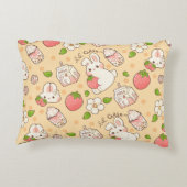 niedliches Hasendesign Accent Kussen (Achterkant)