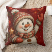 Niedliches Winter-Motiv für Liebe und Freundschaft Kussen (Deken)