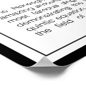 Niels Henrik Abel Poster (Hoek)