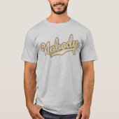 Niemand Baseball T-Shirt (Voorkant)