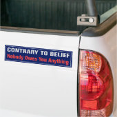 Niemand bezit je iets Bumpersticker (Op Truck)