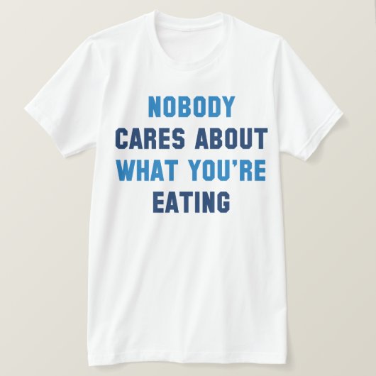 Niemand Cares T-shirt (Design voorkant)