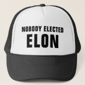 Niemand heeft gekozen voor Elon™ Trucker Hat Trucker Pet (Voorkant)