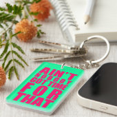 Niemand heeft tijd voor dat Sleutelhanger dat dbl  (Voorkant Rechts)