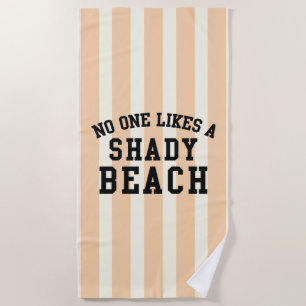 Niemand houdt van een grijs strand strandlaken