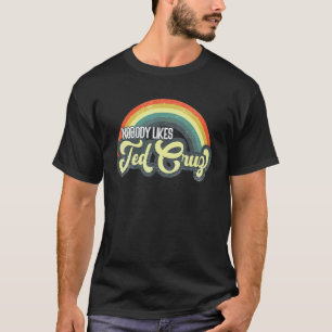 Niemand Houdt Van Ted Cruz Regenboog Vintage T-shirt