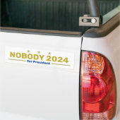 Niemand in 2024 bumpersticker (Op Truck)
