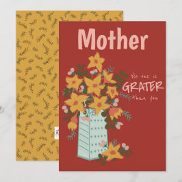  'Niemand is Grater' - Wenskaart Feestdagenkaart