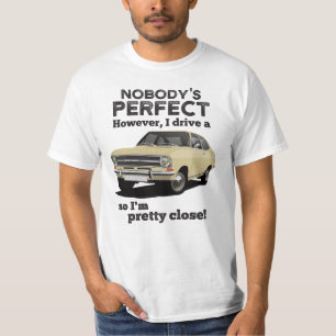 Niemand is perfect met Kadett B-coupe T-shirt