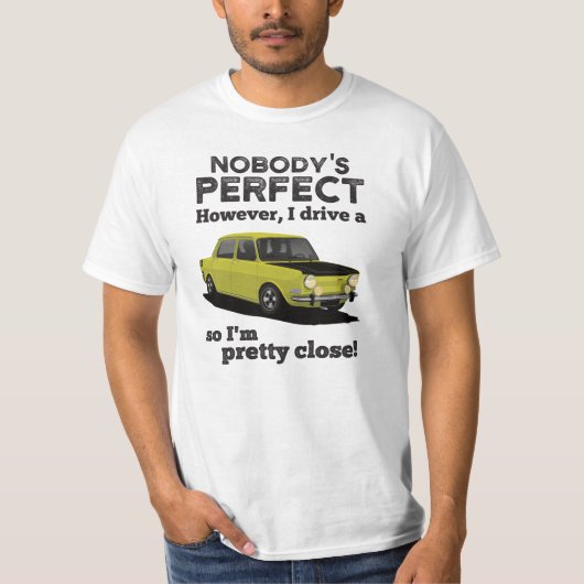 Niemand is perfect - Simca 1000 / Rally T-Shirt (Voorkant)