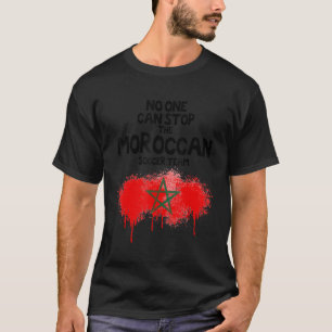 Niemand kan het Marokkaanse voetbalteam Marokkaans T-shirt