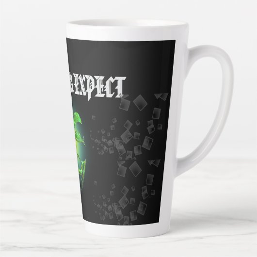 NIEMAND KAN HET VERWACHTEN LATTE MOK (Rechts)