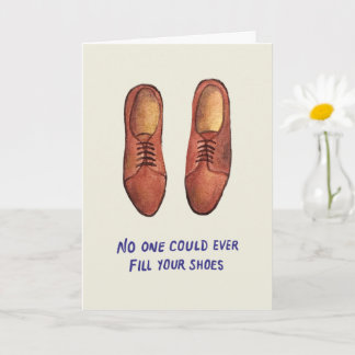 Niemand kan ooit jouw schoenen vullen | Vaderdag Kaart