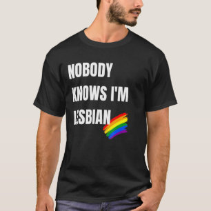 Niemand kent IM Lesbian - Lgbt Pride T-shirt