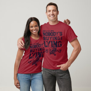NIEMAND KOOPT DE LEUGEN 46 GESTOLEN Trump 2024 T-shirt