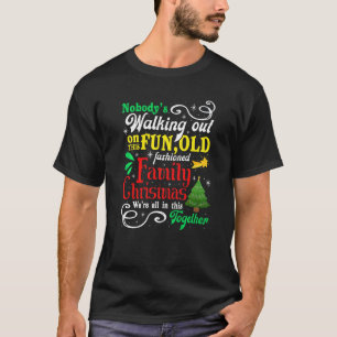 Niemand loopt op dit gedenkwaardige oude Fashioned T-shirt