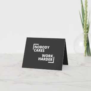 Niemand maakt werk harder kaart