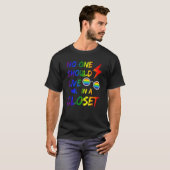 Niemand mag in een hechte LGBT-gemeenschapsprijs l T-shirt (Voorkant volledig)