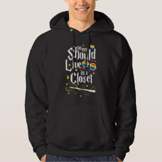 Niemand mag in een kast leven... hoodie