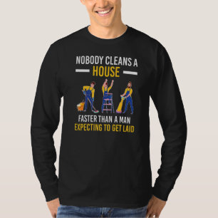 Niemand ontruimt het huis sneller dan een Man dat T-shirt