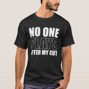 Niemand speelt na mijn gesneden koor dirigent orke t-shirt