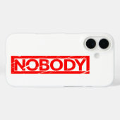 Niemand Stempel Case-Mate iPhone Case (Achterkant (horizontaal))