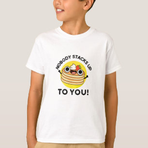 Niemand stoot op je grappige Pancake-woordspeling T-shirt