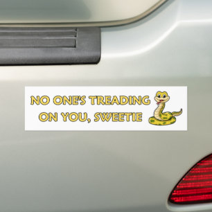 Niemand trapt op je, liefje Sticker
