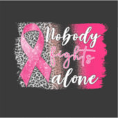 Niemand vecht alleen sticker (Voorkant)