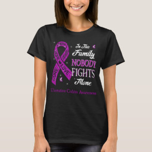 Niemand vecht alleen tegen ulceratieve Colitis Bew T-shirt