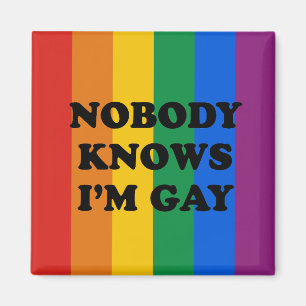 NIEMAND WEET DAT IK GAY BEN MAGNEET