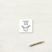 "Niemand ziet op wie je stemt" Post-it® Notes (Op bureau)