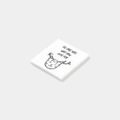 "Niemand ziet op wie je stemt" Post-it® Notes (Schuin)