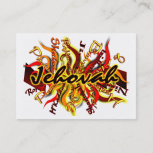 Niemand zoals Jehovah Visitekaartje