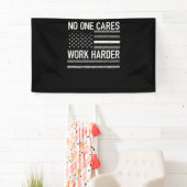 Niemand zorgt ervoor dat de Motivatie workout Gym Spandoek (Insitu)