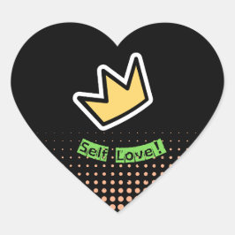 Niemand's bruid uitnodiging hart sticker