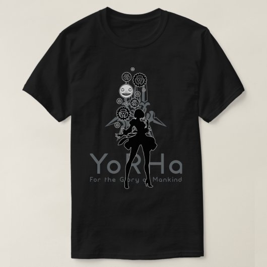 NieR Automata - 2B YoRHa T-shirt (Design voorkant)