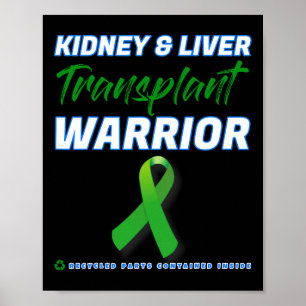 Nier Levertransplantaat Krijger Nierziekte Poster