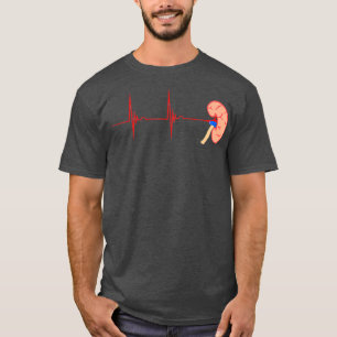 Nier-/orgaandialyse Verpleegkundige Hartslag ECG P T-shirt