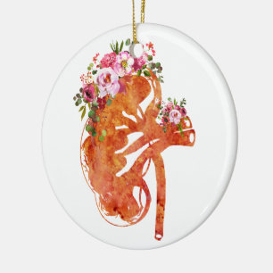 Nier sectie keramisch ornament
