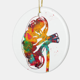 Nier sectie keramisch ornament