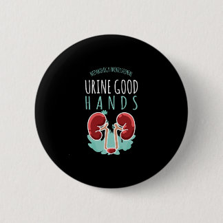 Nierarts urologie Gift urine Goede handen Ronde Button 5,7 Cm