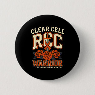 Niercelcarcinoom overlevende lint nierkanker ronde button 5,7 cm