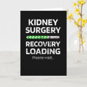 Nierchirurgie | Niertransplantaatcadeautjes Kaart (Gele Bloem)