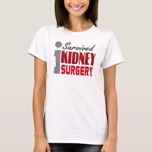 Nierchirurgie Survivor Shirt (Voorkant)