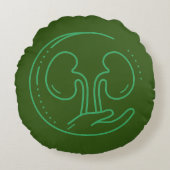 Nierdialyse Pillow Rond Kussen (Voorkant)