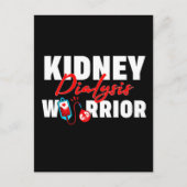 Nierdialyse Warrior Nierontvanger Briefkaart (Voorkant)