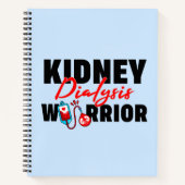 Nierdialyse Warrior Nierontvanger Notitieboek (Voorkant)