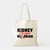 Nierdialyse Warrior Nierontvanger Tote Bag (Achterkant)