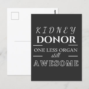 Nierdonor Dank je Briefkaart